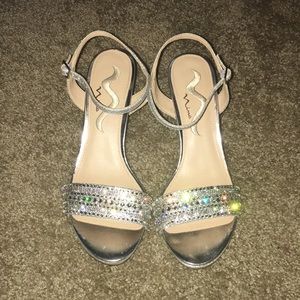 Glittery heels